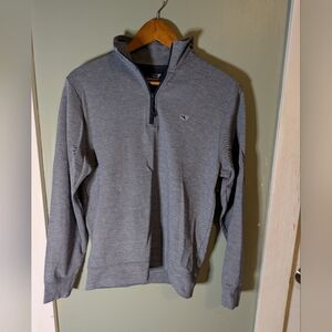 Vineyard Vines Men's Saltwater Quarter-Zip Pullover. Mens Small